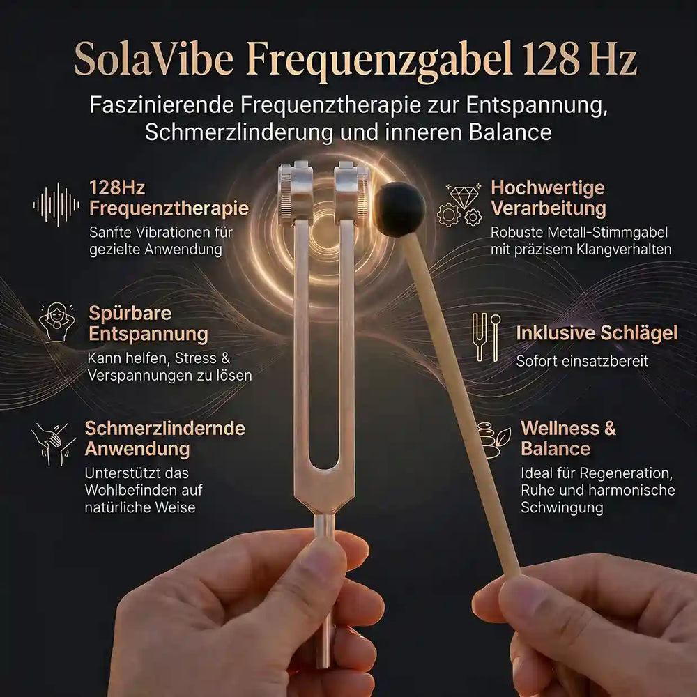 SolaVibe Klanggabel 128Hz