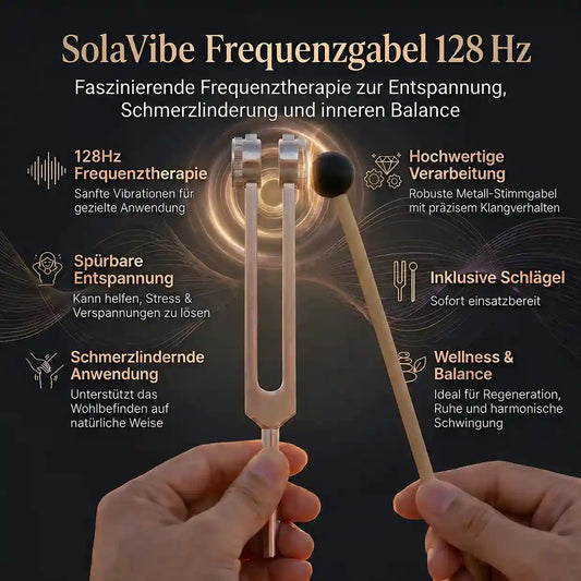 SolaVibe Klanggabel 128Hz
