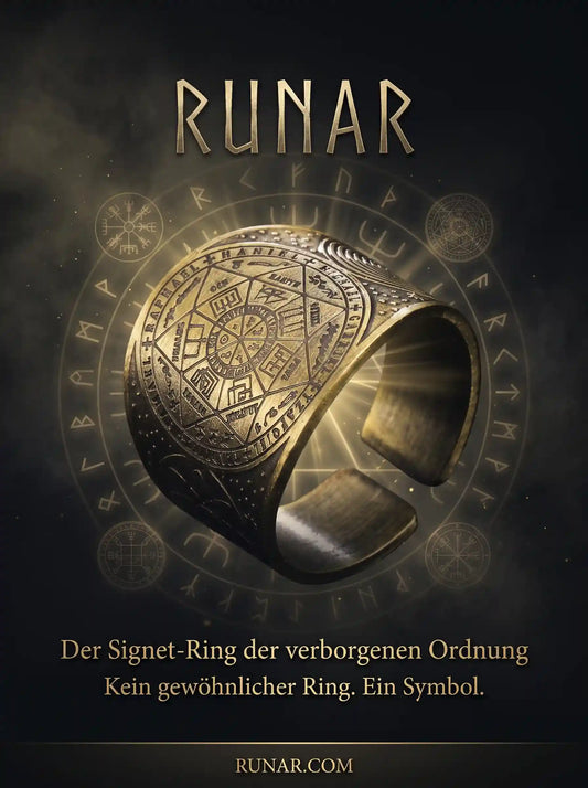 RUNAR Signet-Ring aus Kupfer